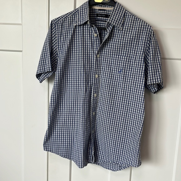 Nautica Other - Men’s short sleeved button down Nautica size Medium sailboat logo on pocket